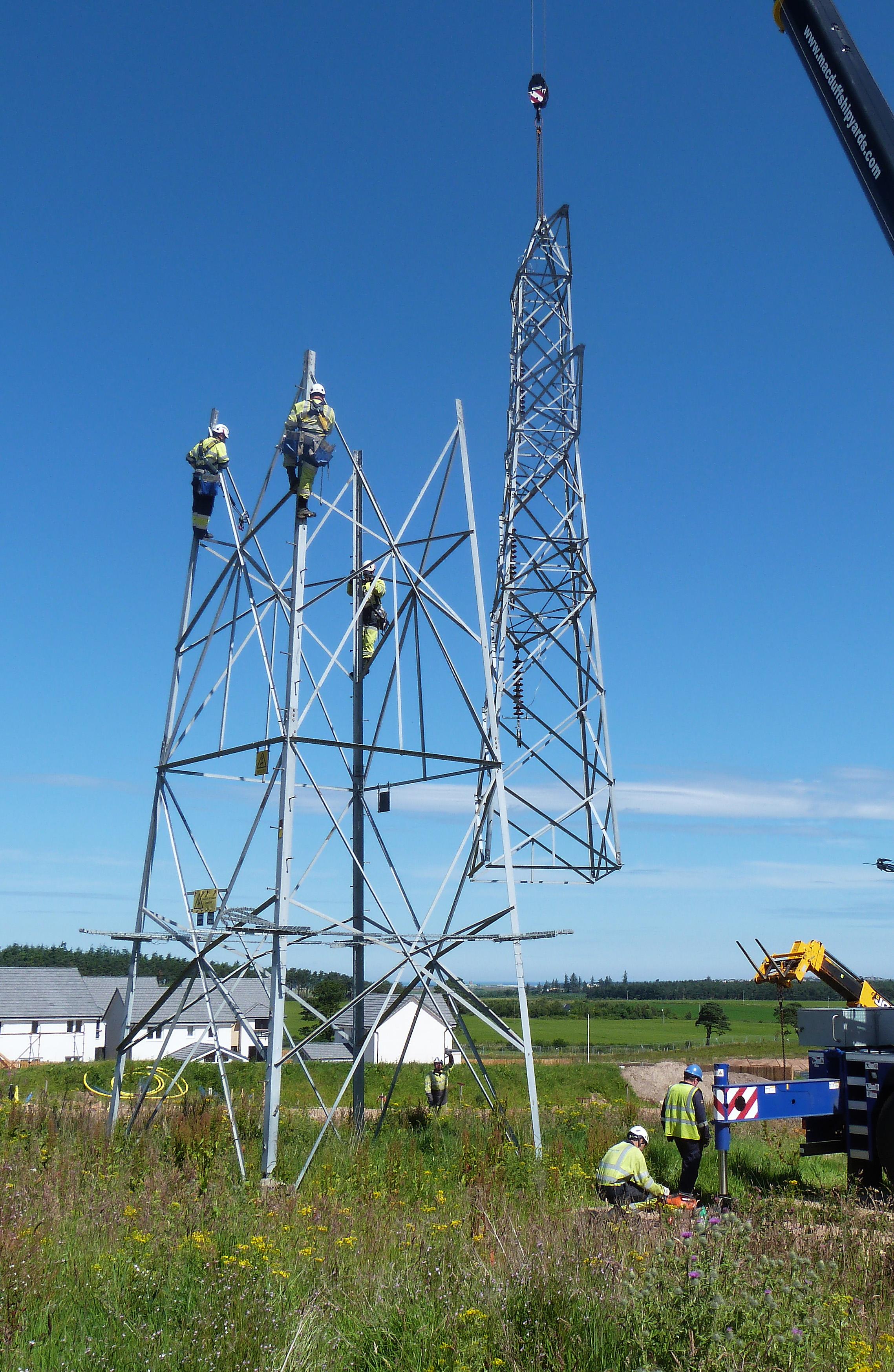 Pylons removed from Elgin’s skyline